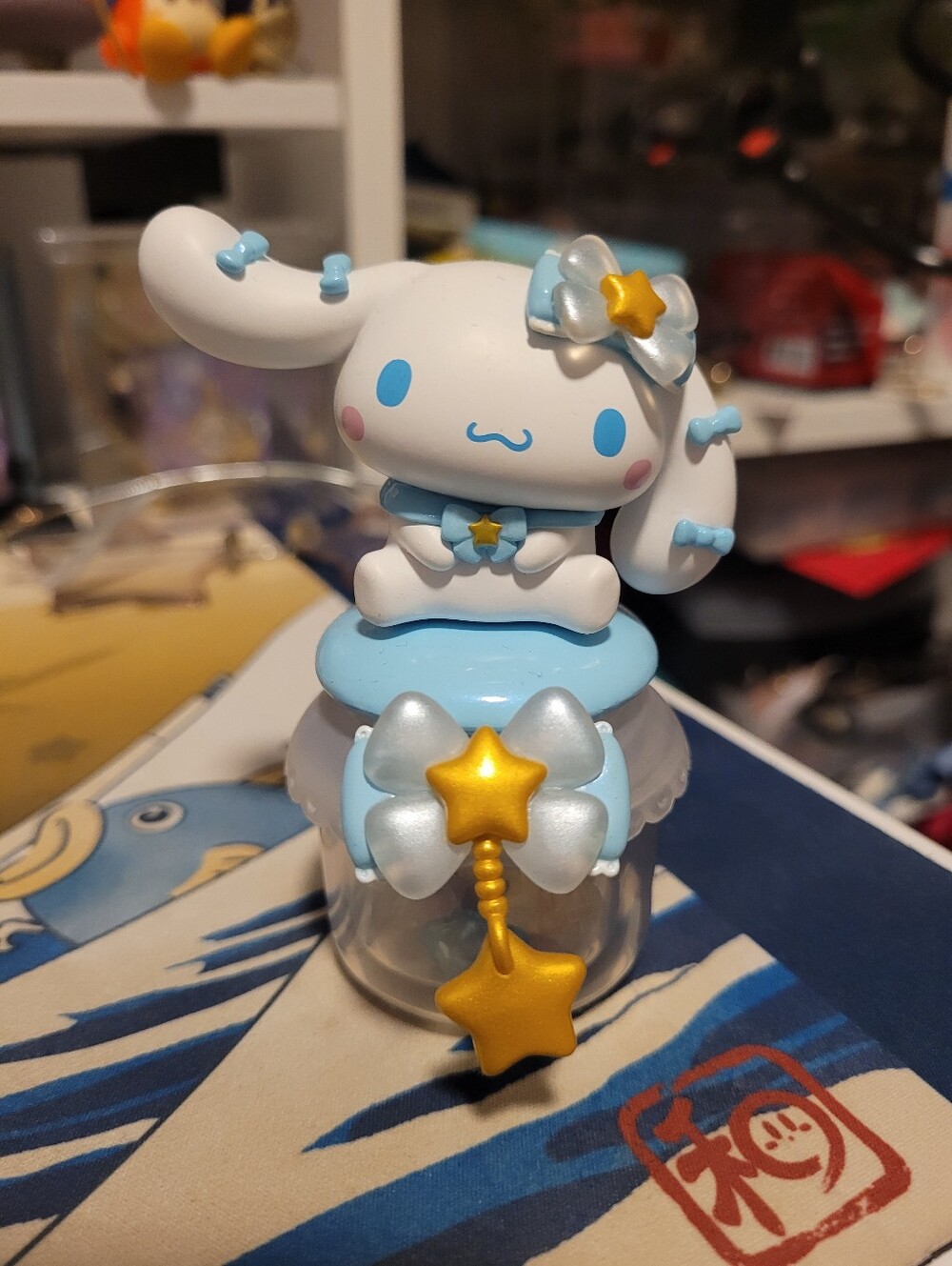 Cinnamoroll Bead Jar Top Toy Figure